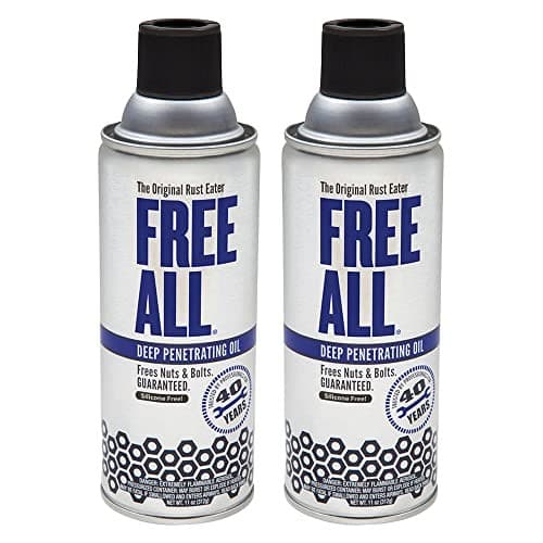Free All Rust Eater Deep Penetrating Oil, 11 Oz Aerosol – Loosens Rust