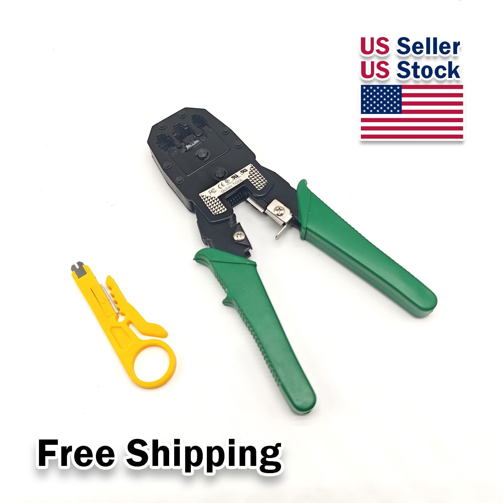 RJ45 RJ11 RJ12 CAT5 Network Cable Wire Stripper Crimper Crimp Cutter Plier Tools