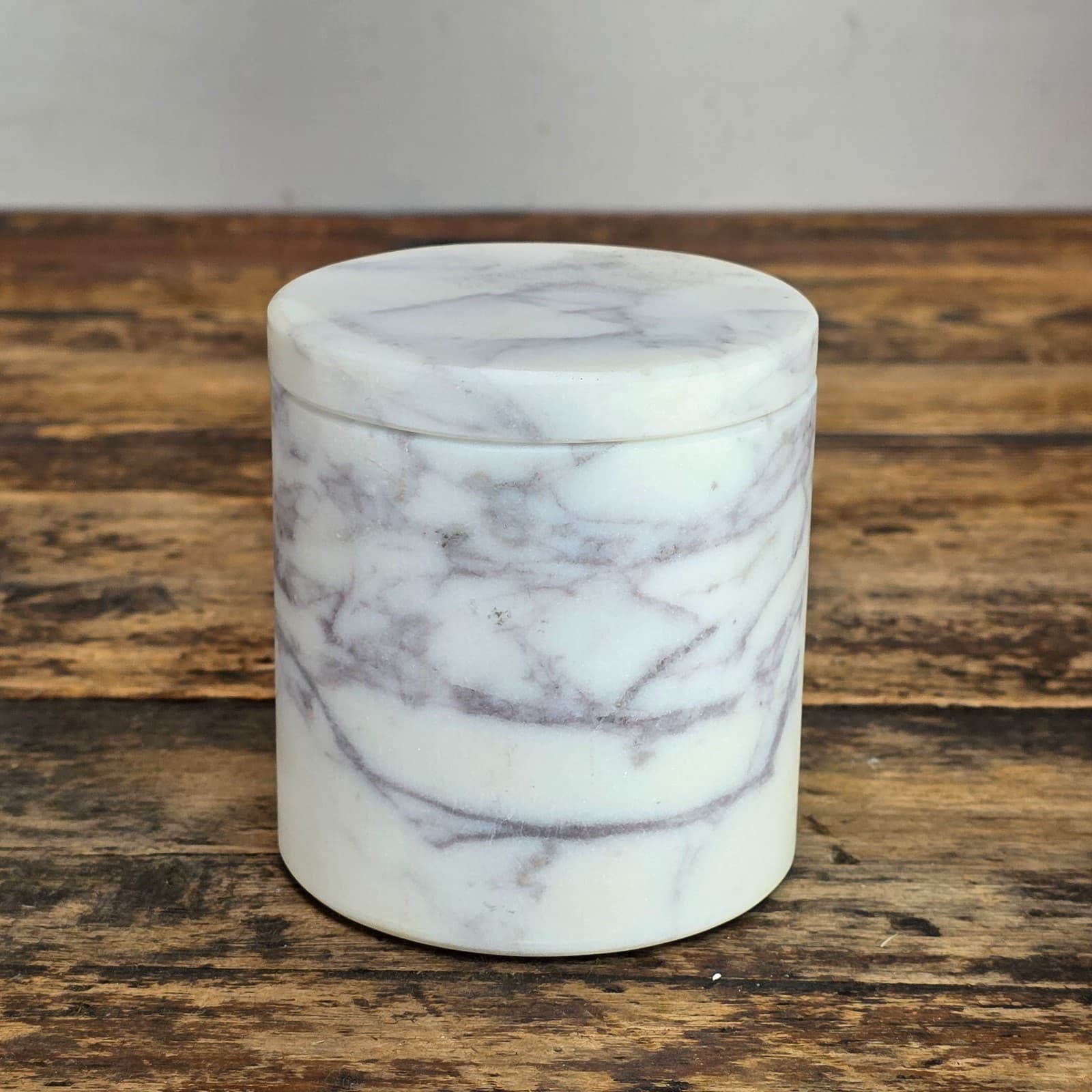 Threshold Marble Lidded Canister - Target (2016) - Bathroom / Kitchen Jar