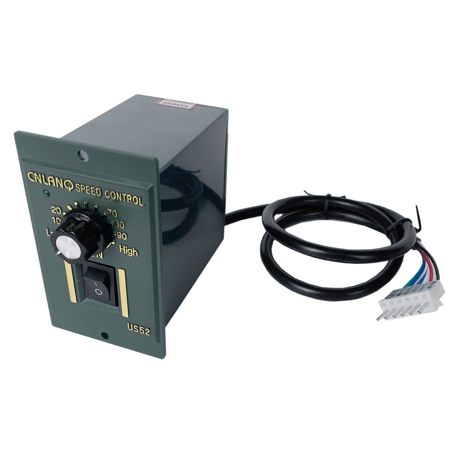 AC 110V 120W Gear Motor Speed Controller Reversible Regulator Switch 6Pin CW/CCW