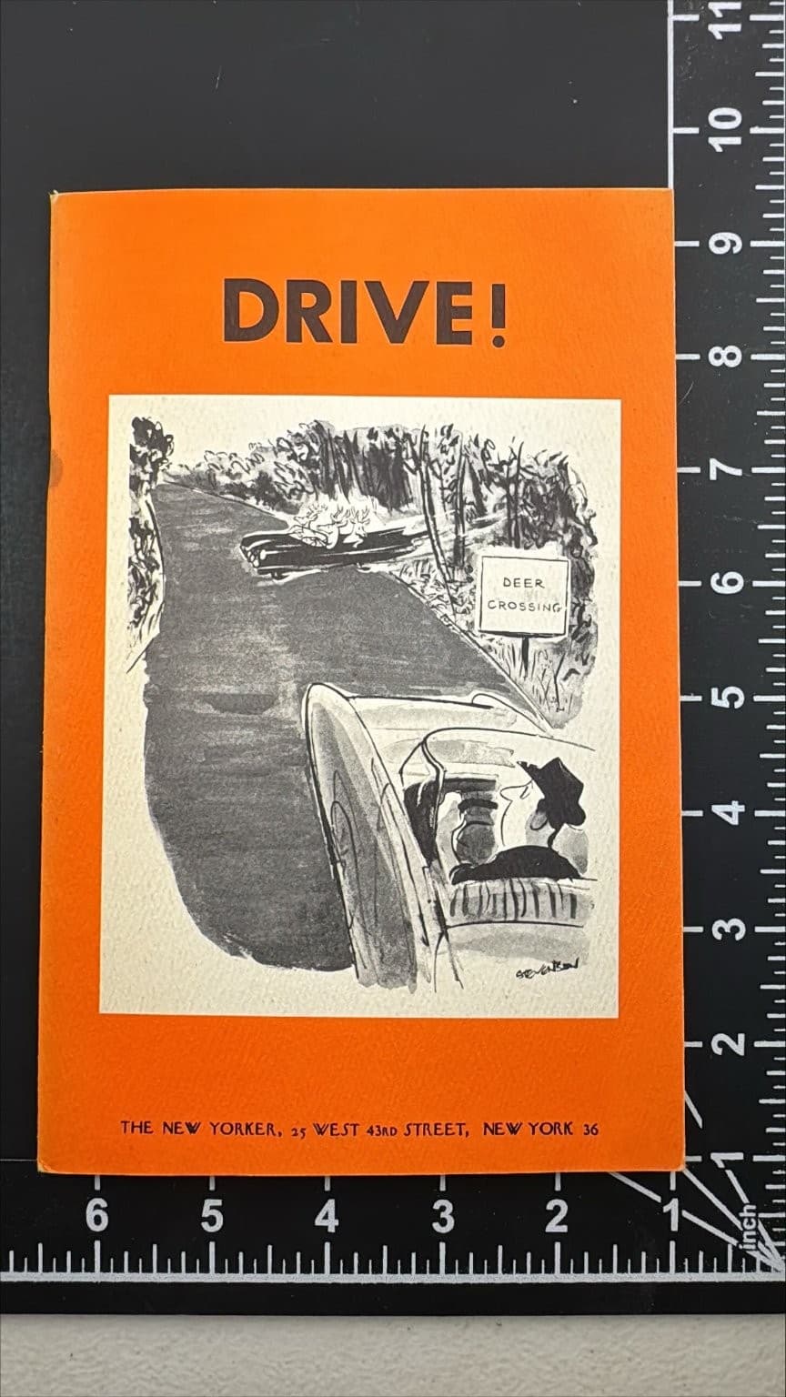 The New Yorker Drive! Automotive Industry Promo Booklet 1954-62 Art