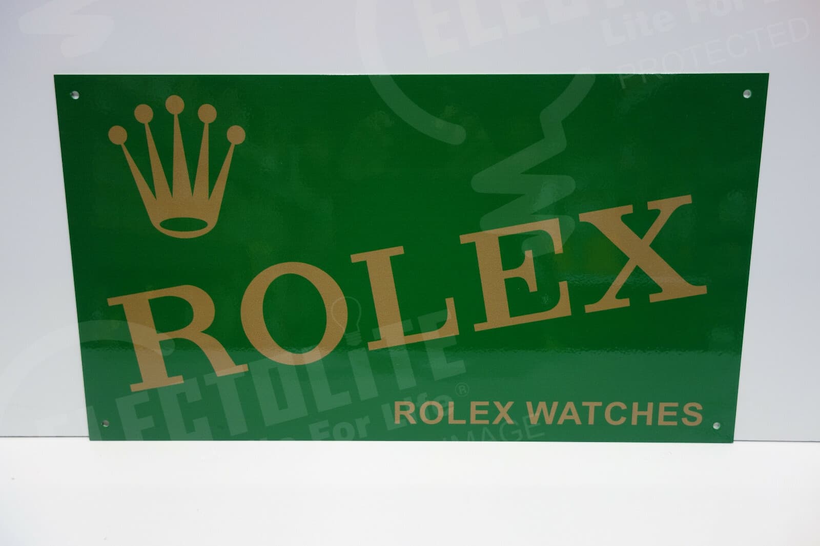 ROLEX CROWN OFFICIAL DEALERSHIP SIGN. 11" X 20"