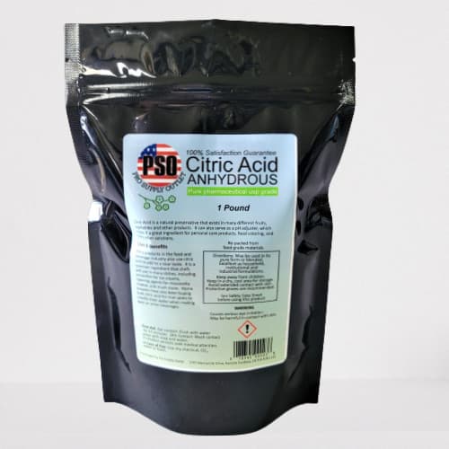 1LB CITRIC ACID (ANHYDROUS) GRANULAR HIGH-QUALITY FCC/USP GRADE 100%PURE NON-GMO