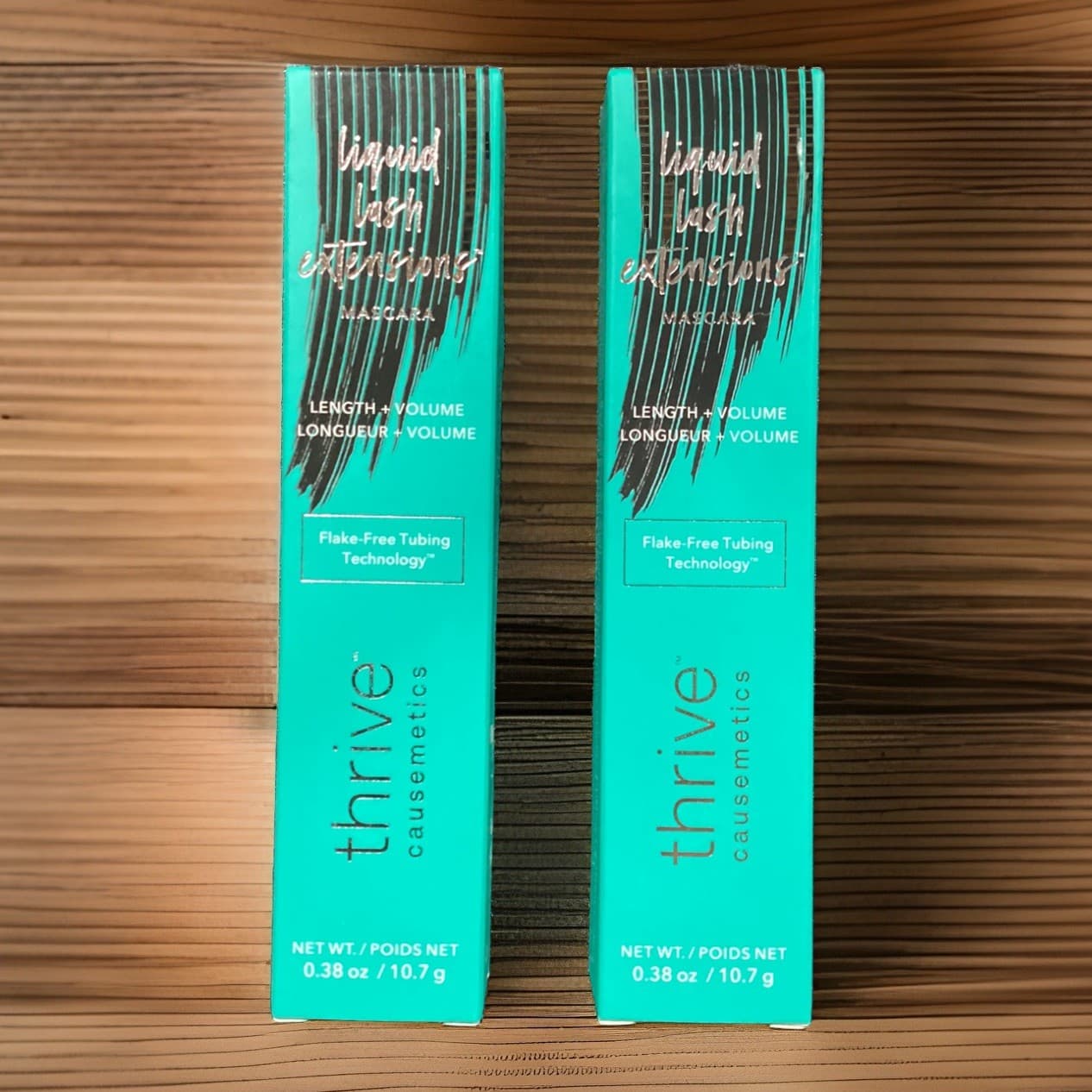 Thrive Causemetics Liquid Lash Extension Mascara - Brynn (Black) 0.38oz (2) NIB