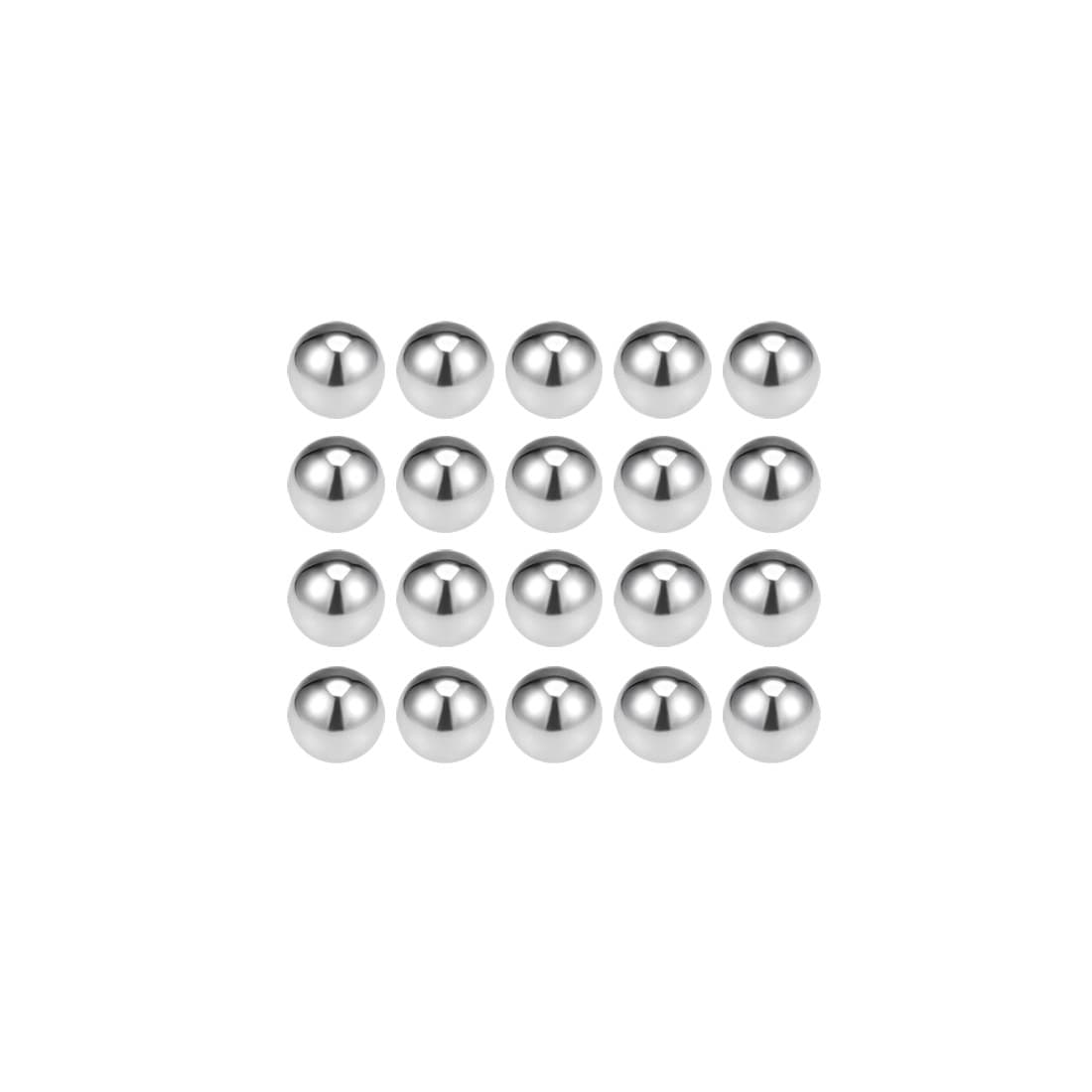7mm Bearing Balls 304 Stainless Steel G100 Precision Balls 20pack