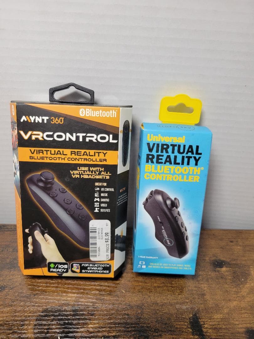 Utopia 360 AND Mynt 360 degree Virtual Reality Bluetooth Controllers NEW