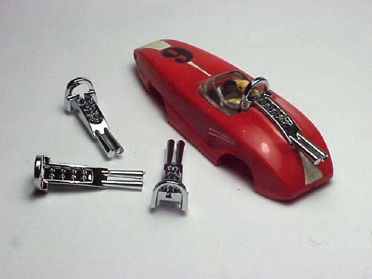 T-JET GRAN PRIX RACER PIPES. NEW INJECTION MOLDED