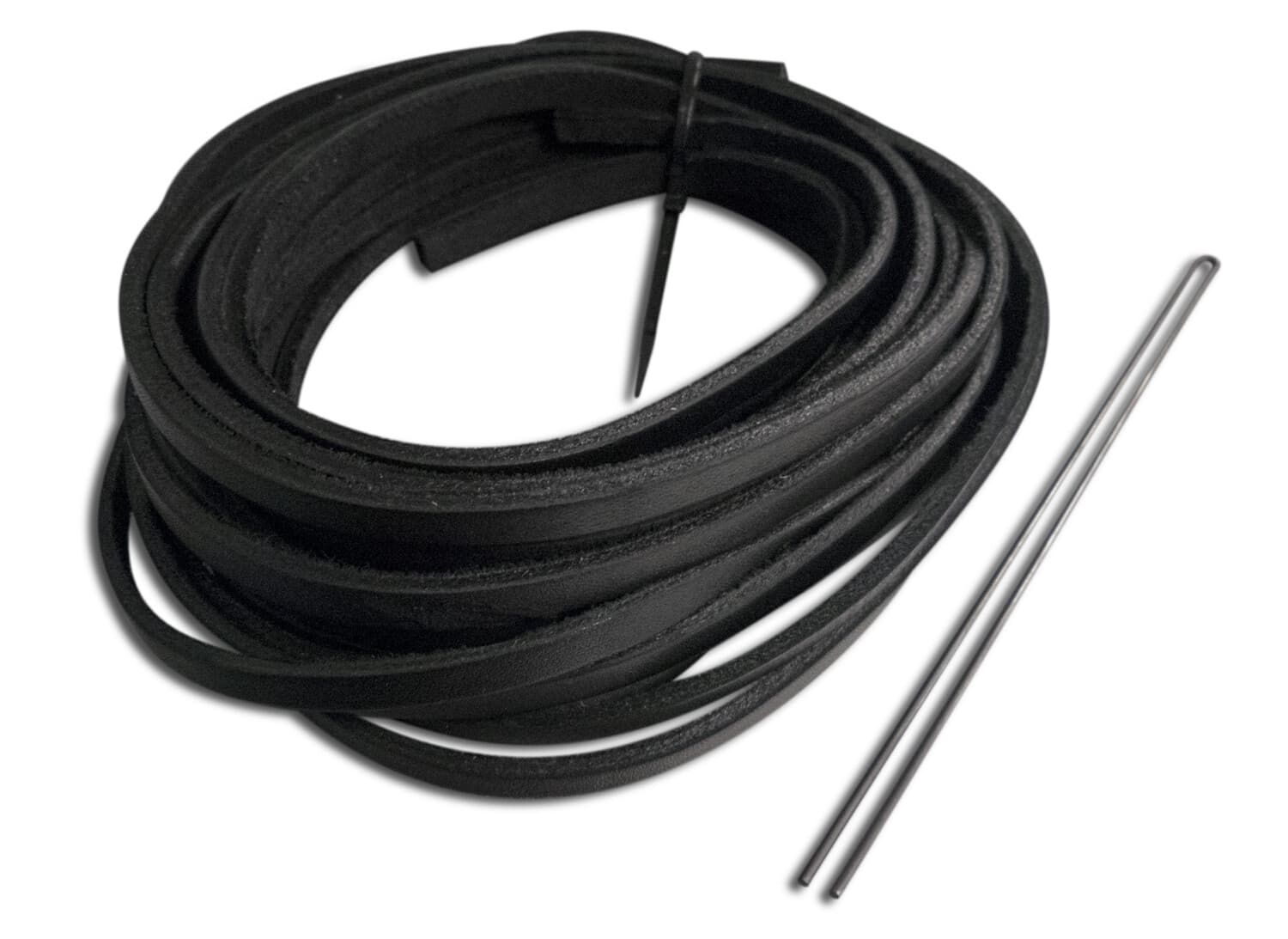 RAWLINGS/TANNERS PREMIUM LEATHER GLOVE LACE 3/16" BY 72" BLACK *DOZEN*