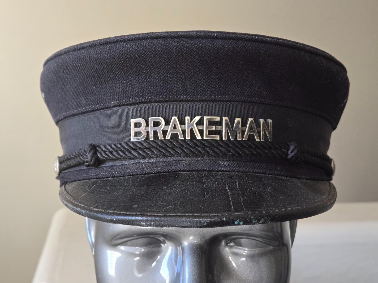 Antique Southern Pacific Brakeman Hat Named Railway Train Conductor Cap Vintage