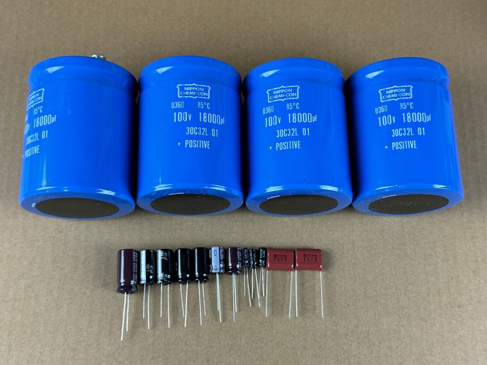 Adcom GFA-555 II COMPLETE Recap Kit High-Quality Amplifier Rebuild Main Filters