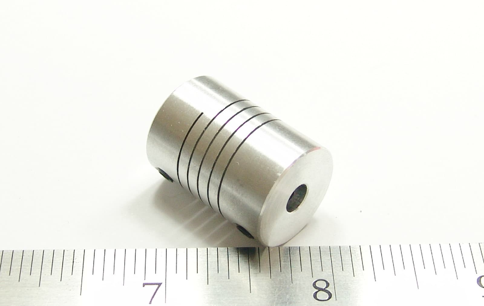 6.35 mm x 6.35 mm 1/4" Aluminum Flexible Shaft Coupler Coupling Linear Motion