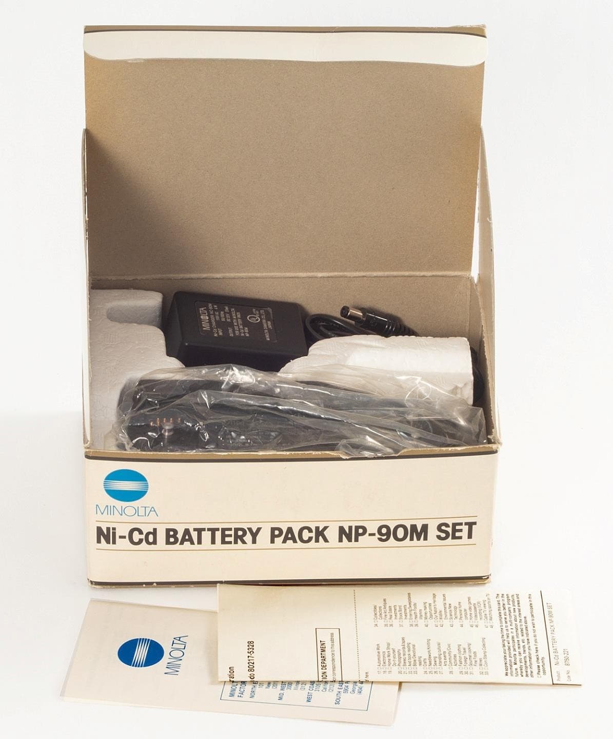 Minolta Ni-Cad Battery Pack NP-90M for Maxxum 9000 Motor Drive MD-90 NEW IN BOX