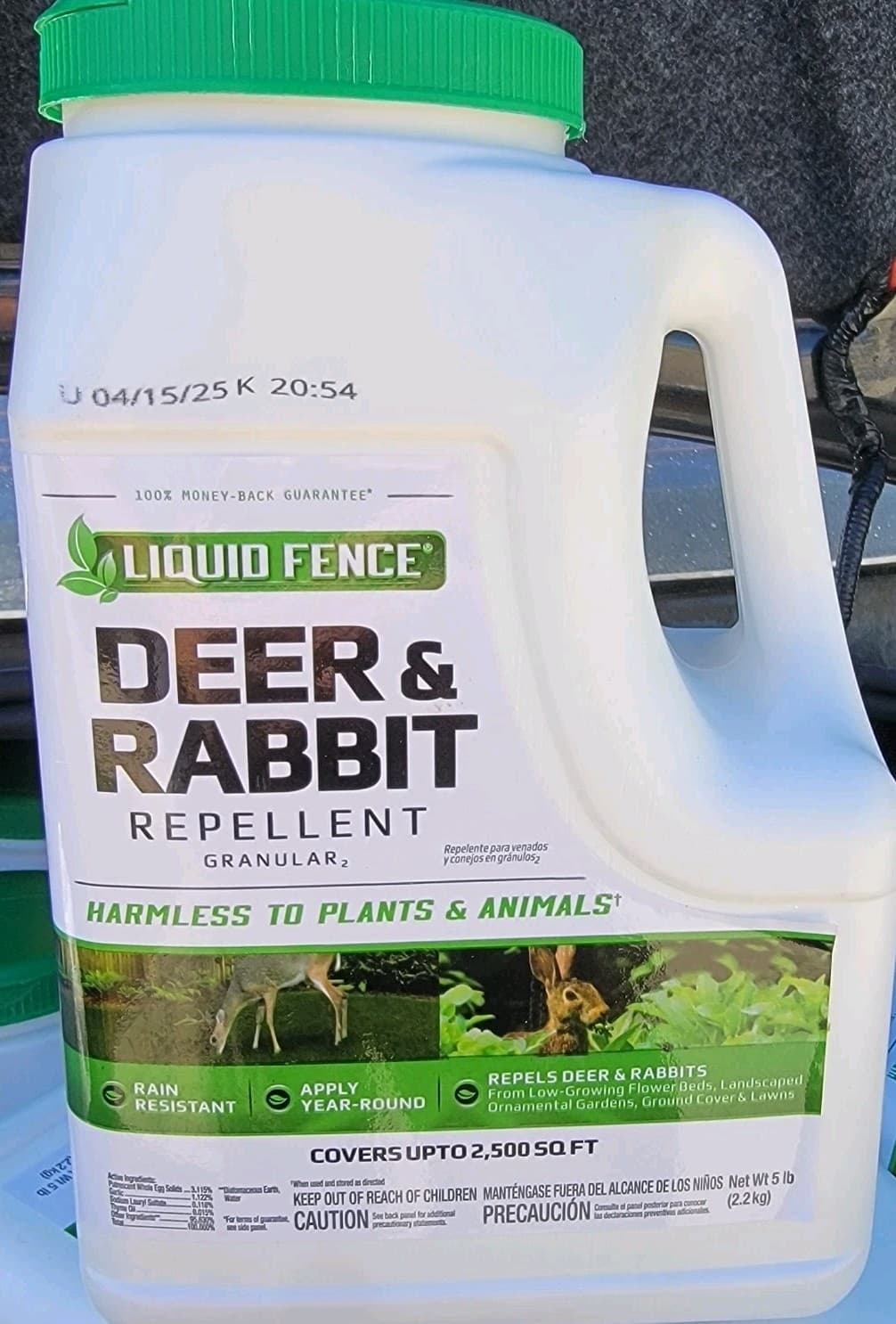 Liquid Fence Granules Deer Rabbit Repellant