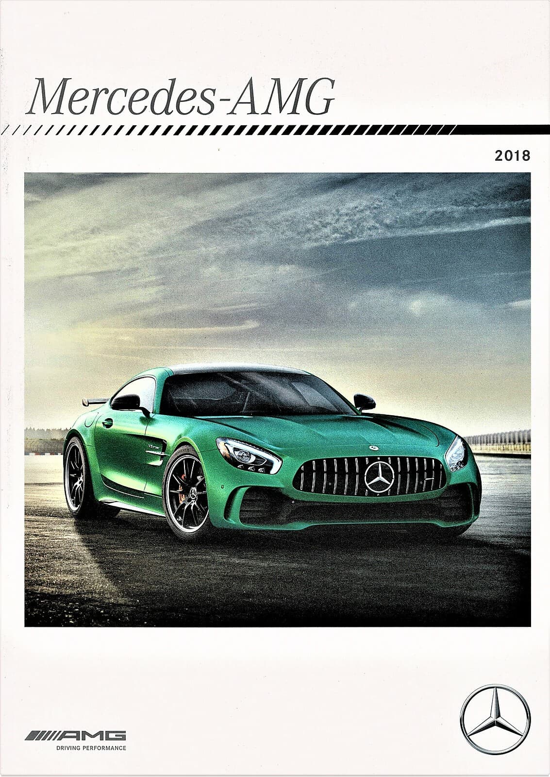 2018 Mercedes-Benz AMG GT Coupe GT Roadster Sedan Wagon Deluxe Sales Brochure