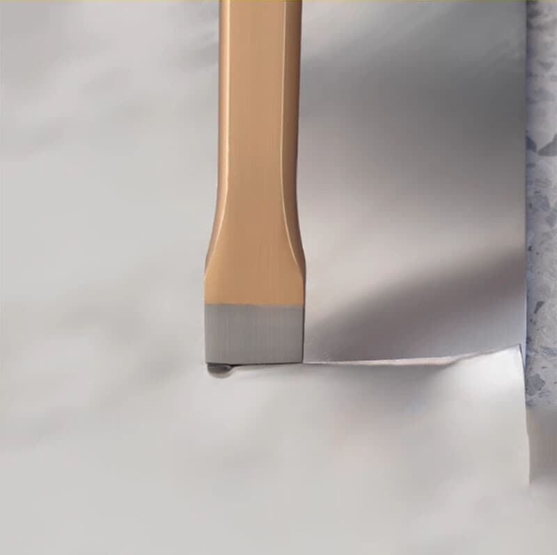 1x Chisel for Stone with Carbide steel Flat hand chisel tool (3-13 mm) 148-300mm