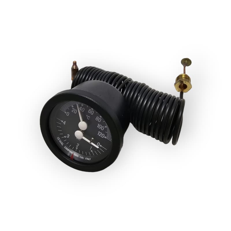 LAMBORGHINI 04516720 THERMOHYDROMETER 0-120 °C 0-4 BAR FOR BOILER