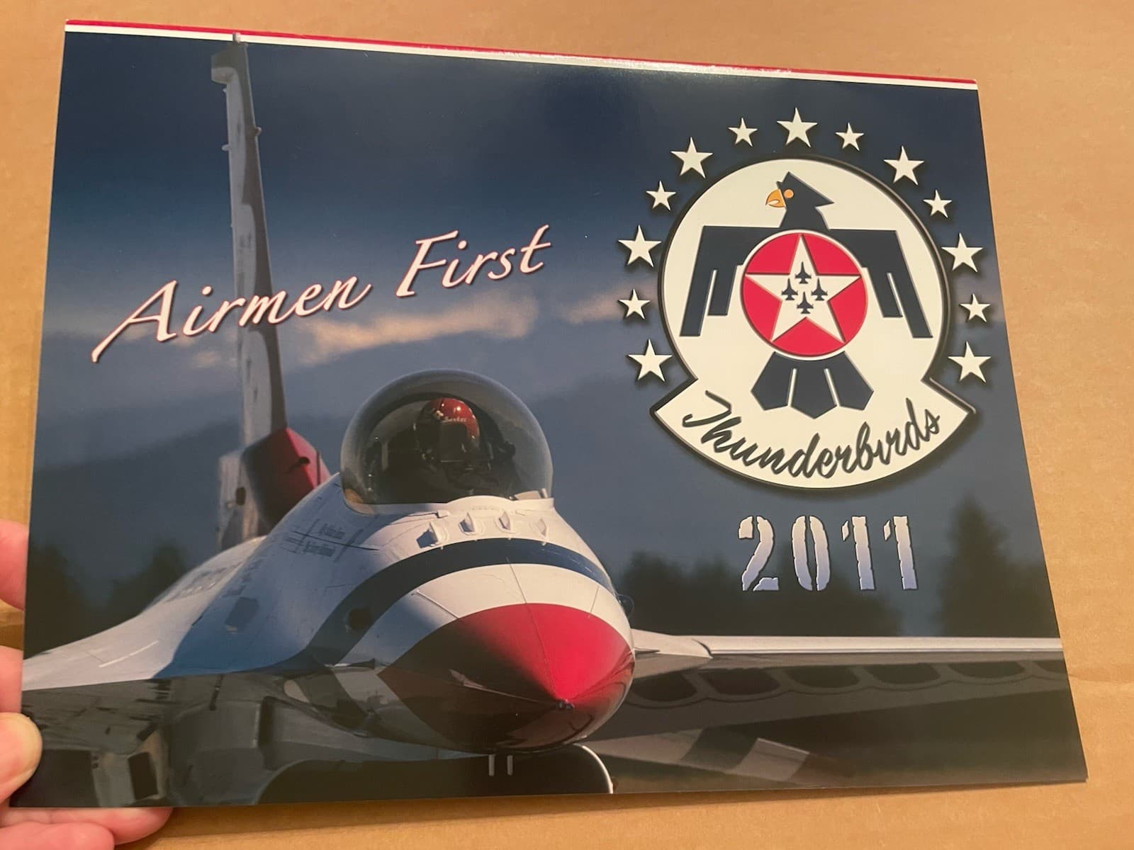 2011 USAF Thunderbirds Promotional Booklet Airmen First w/Trading Cards Inside !