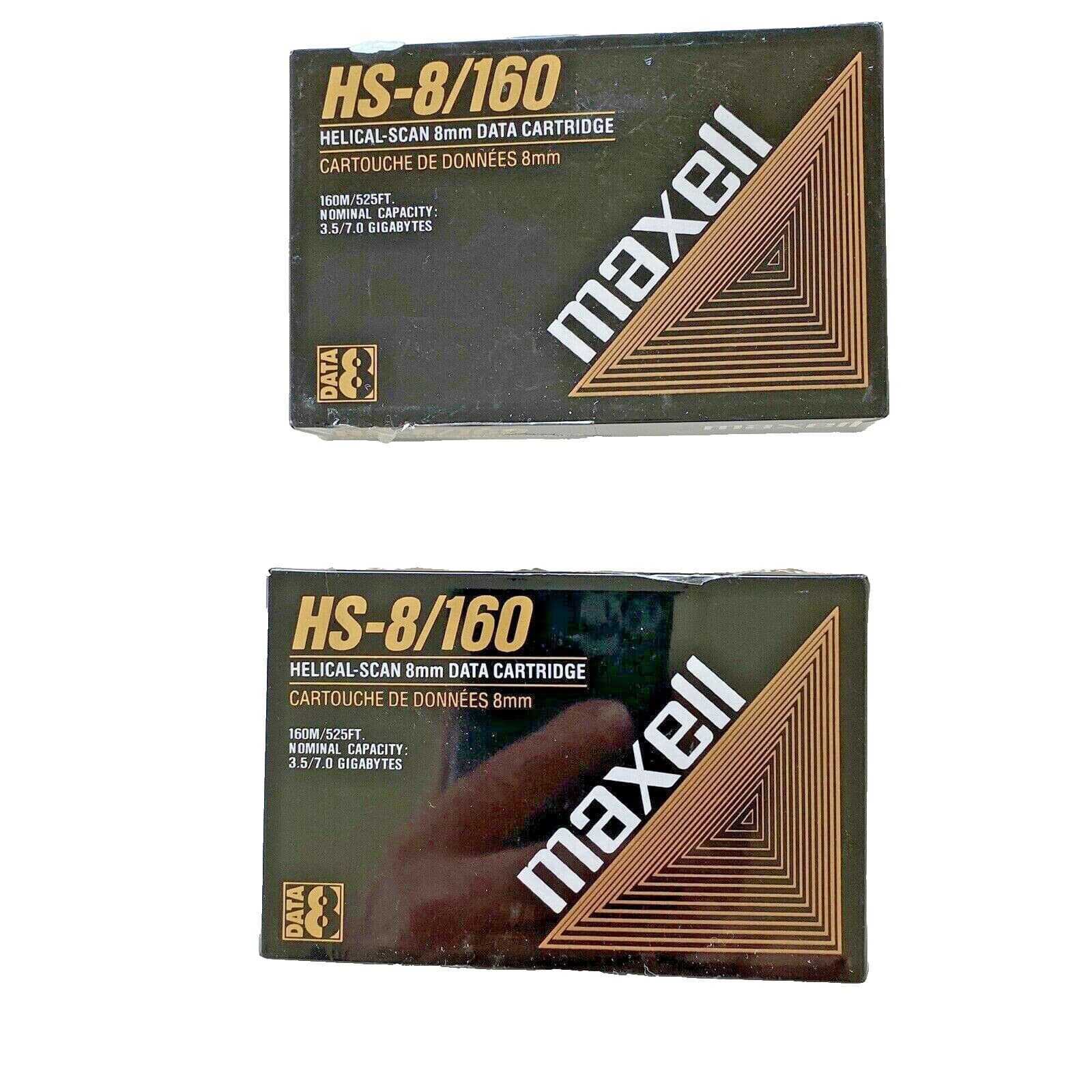 Maxell HS-8/160 Helical-Scan 8mm DATA8 Data Cartridge 3.5/7.0GB 160M/ 525-FT New