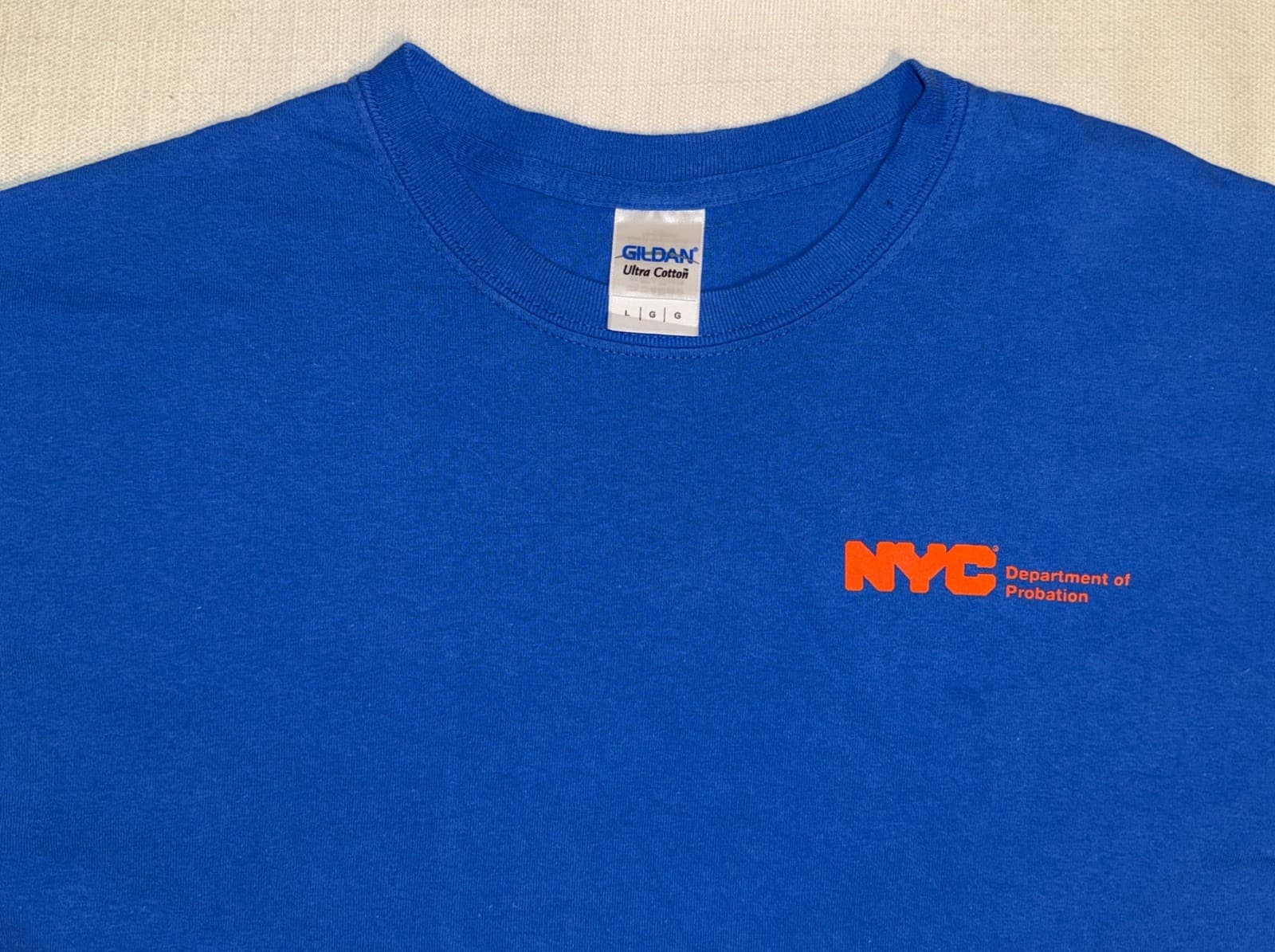 NYPD New York City Probation Department T-Shirt Sz L NYC