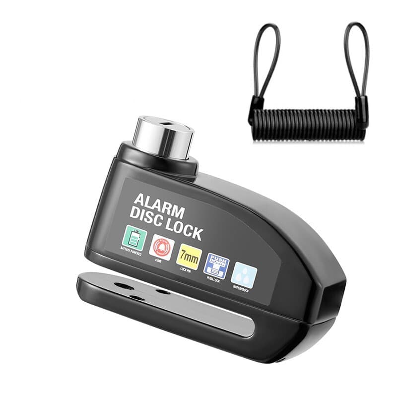 Disc Brake Lock Motorcycle Alarm Sound Anti-Theft Bike Motorcycle Wheel Lock