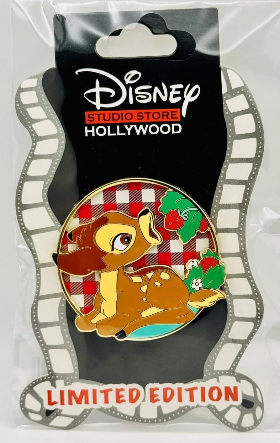 Disney Pin 2024 DSSH Bambi Berry Cute Series LE 400 DSF D23 Expo HTF Pin-On-Pin