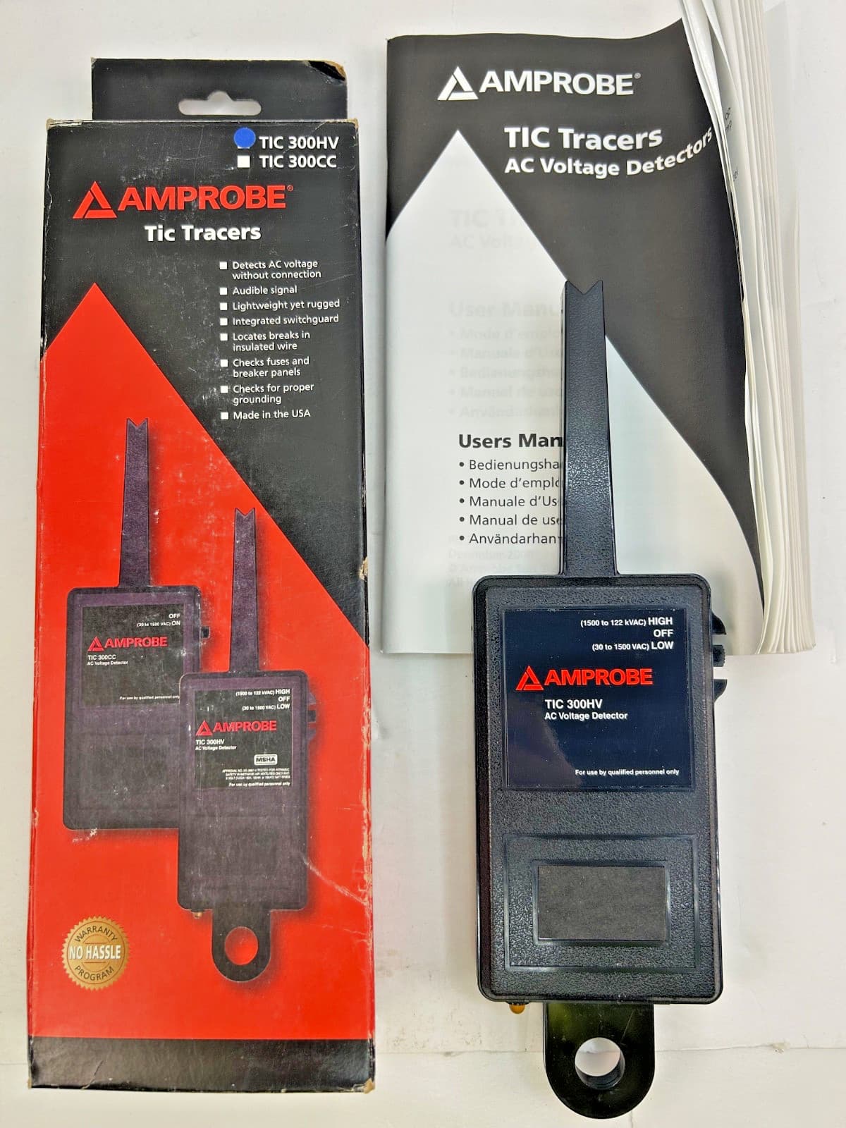 New Amprobe TIC 300HV Pro AC Voltage Detector