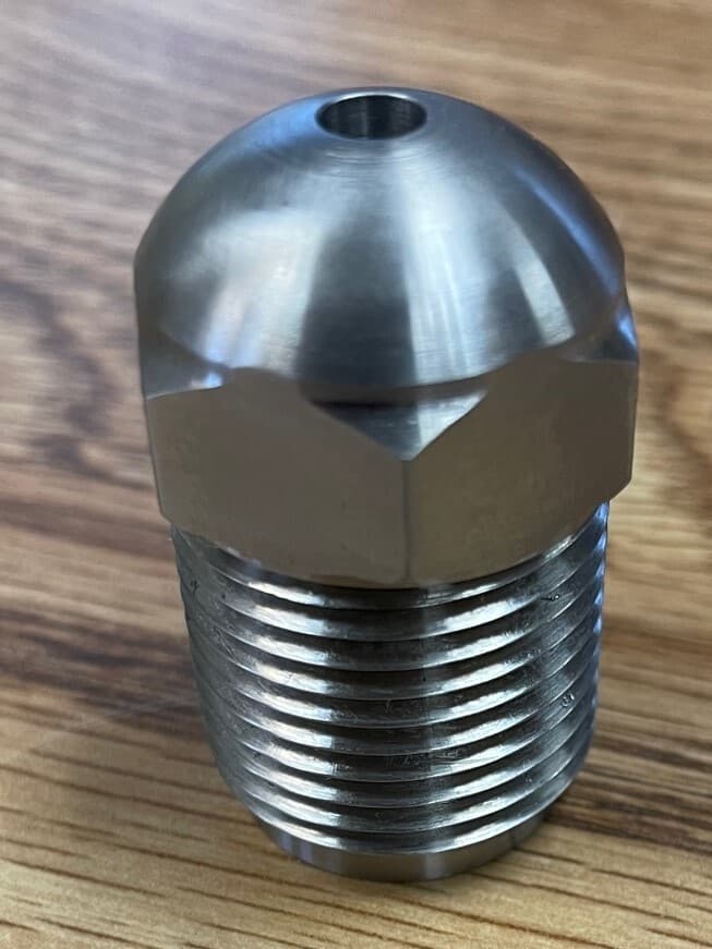 Nozzle Tips - Injection Molding GP design - 1/2" radius and 3/16" orifice - NEW