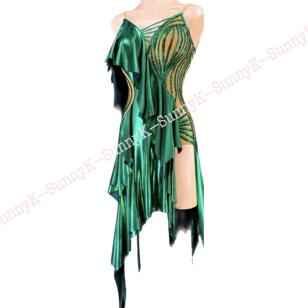 SunnyK Handmade Samba Ballroom Swing Salsa Rumba Latin Dance Dress RHYTHM
