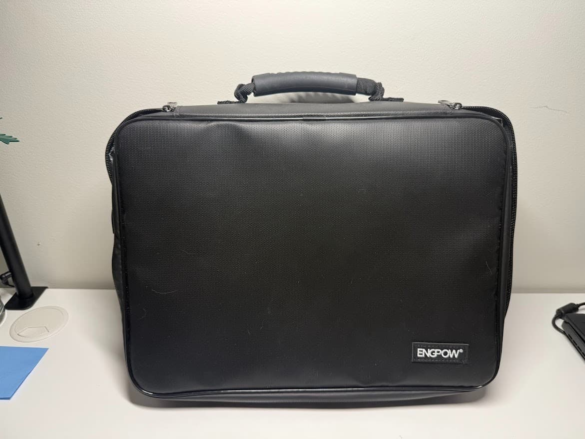 ENGPOW 5200°F Fireproof Document Bag with Lock,Upgraded Heat Insulated Fireproof