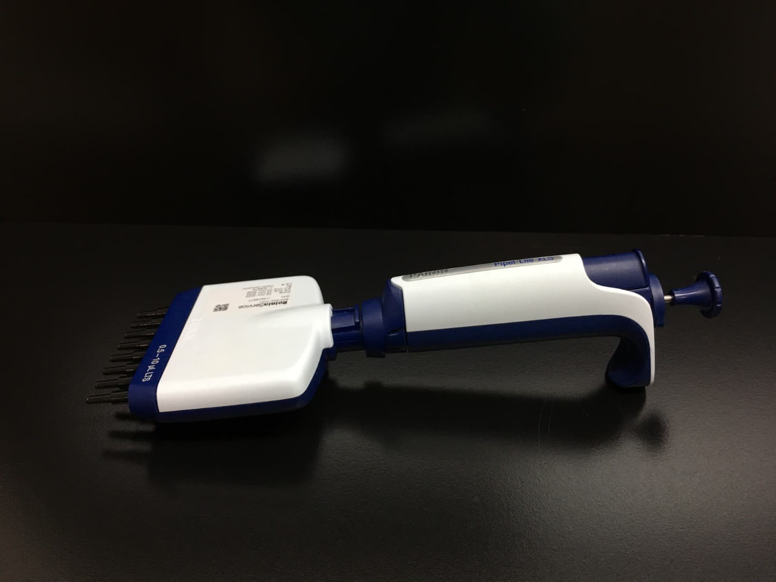 Rainin Pipet-Lite L-10 XLS 0.5-10uL LTS 8 Channel Manual Pipette with WARRANTY