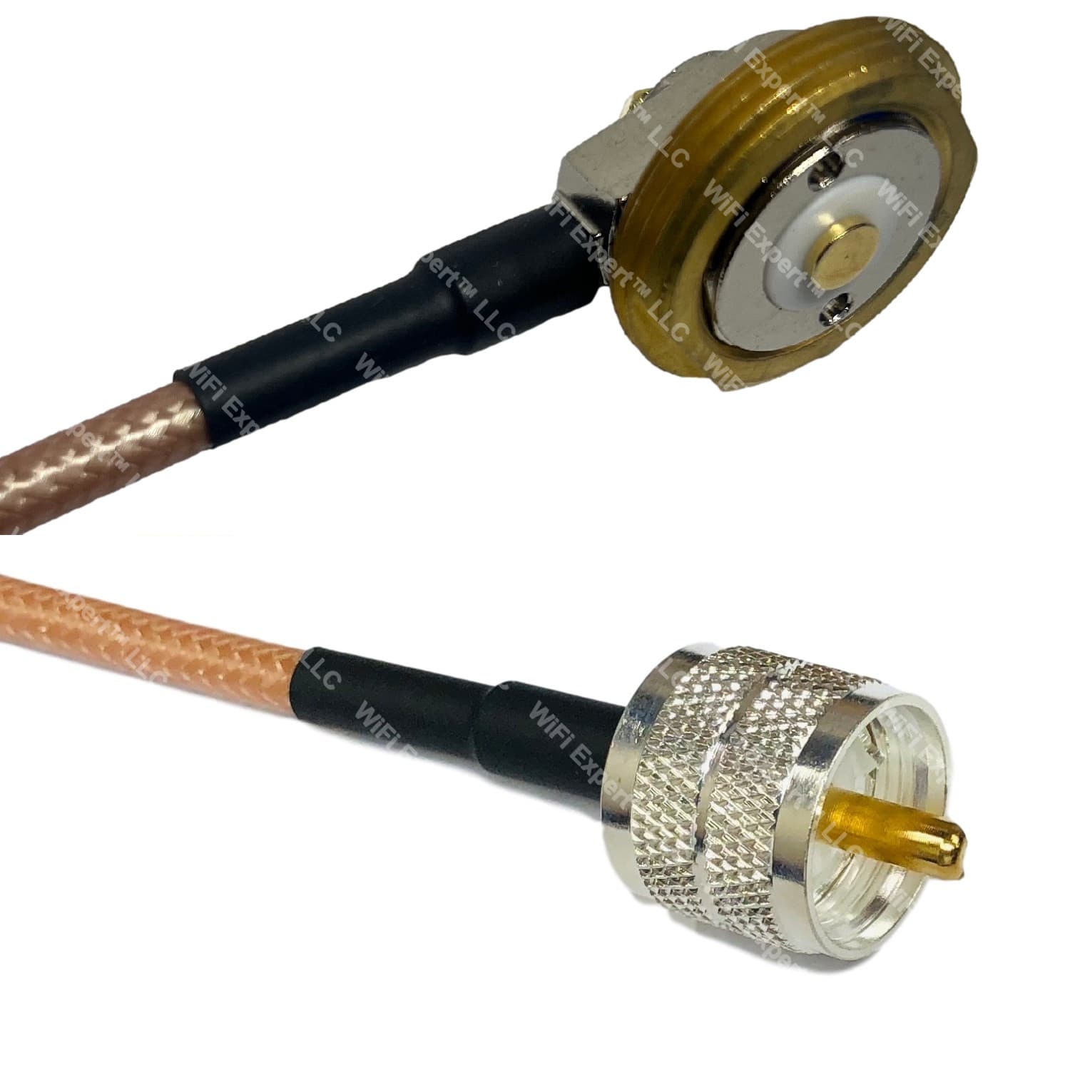 RG400 NMO 3/4 Inch Atenna Mount to PL259 UHF Male Coax RF Cable USA CA Lot