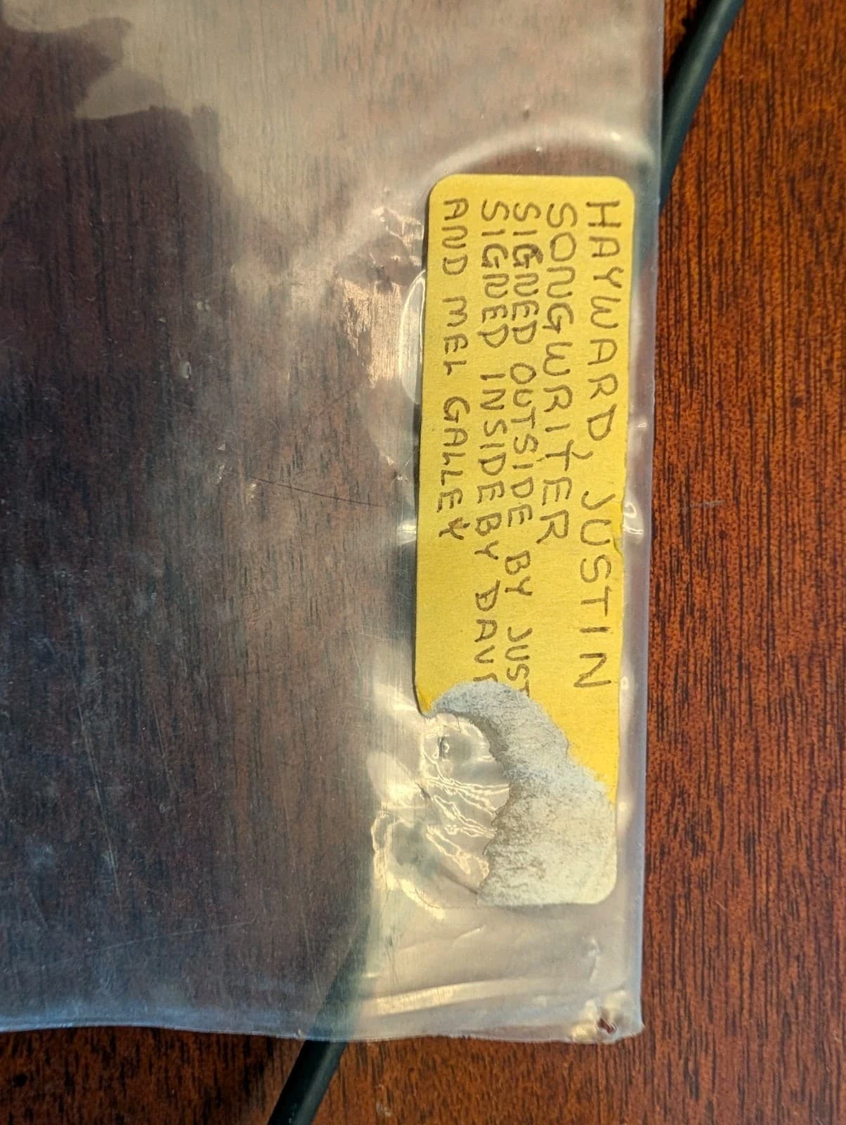 Signed Autographed Justin Hayward LP