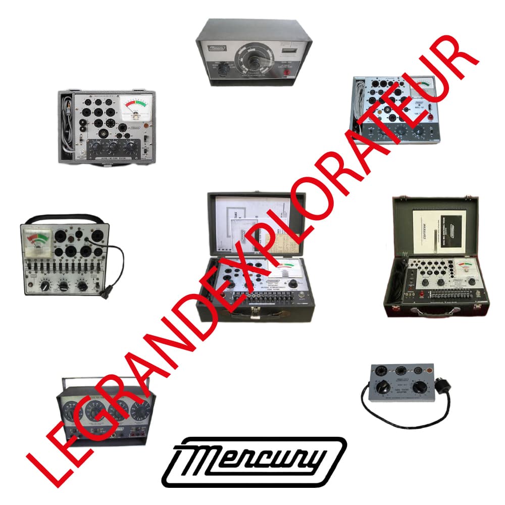 Ultimate Mercury Tube Tester Operation Service Manual Schematics Chart on DVD