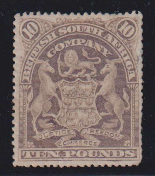 E2901: Rhodesia #75, Mint, Part OG, Sl Faults; CV $3750