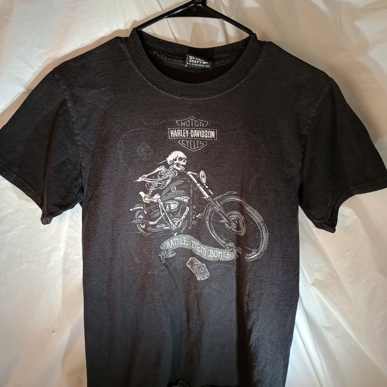 Harley-Davidson T-shirt Youth XL Black Widow Harley-Davidson Port Charlotte Fl