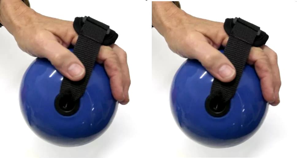 1lb Sand Filled Soft Weighed TONING Ball Adjustable Straps PAIR Safe Exercise