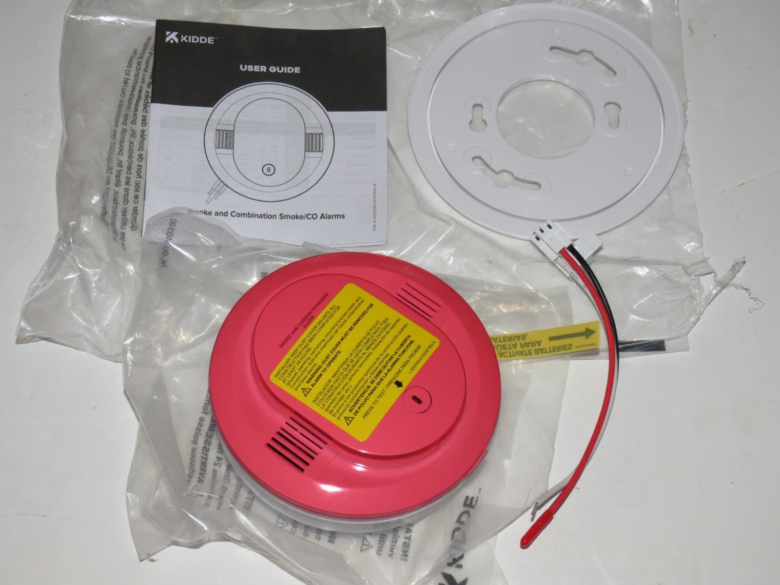 Kidde 30cuar-v Detect Smoke + Carbon Monoxide Alarm- Hardwired +AA Batt