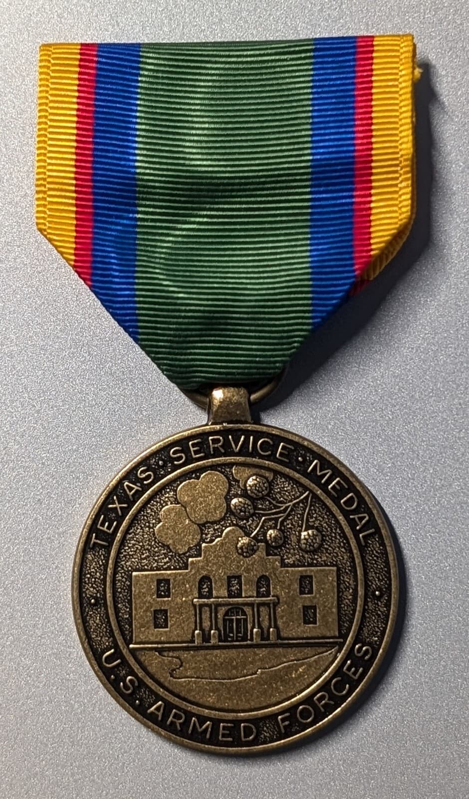 Texas Federal Service Medal with Moiré Drape