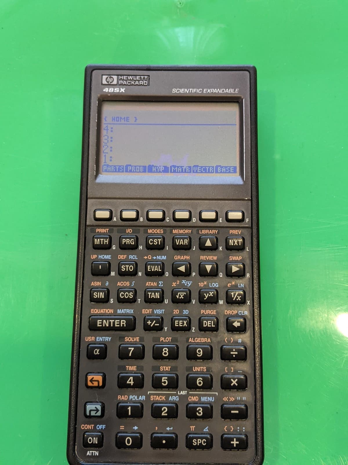 Hewlett Packard HP 48SX Scientific Expandable Calculator USA Broken Pixels Read
