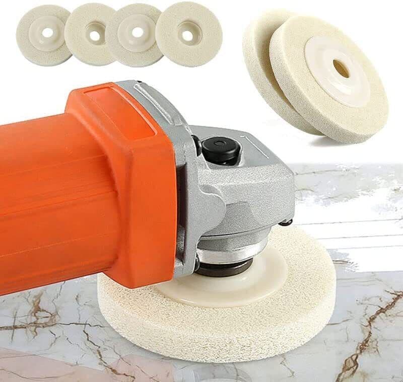 Sponge Fiber polishing Sheet for Stone Renovation, 4 Inch Sponge Fiber Polishing