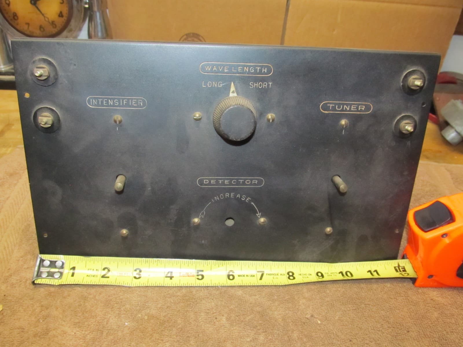 1920`s Unknown 1 Tube Tuner, Receiver, Control, Incomplete