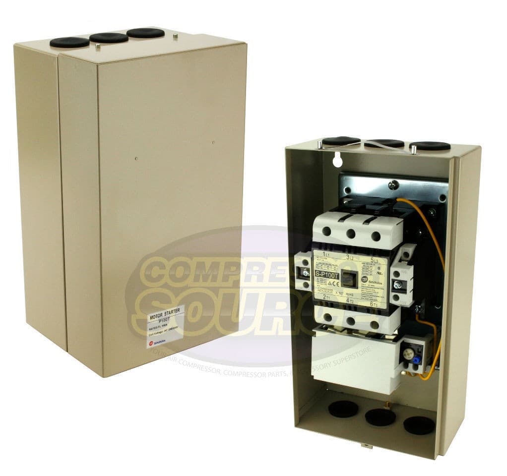 30 HP 3 Phase 230 Volt Magnetic Starter 100 Amp Motor Control MS-P100T