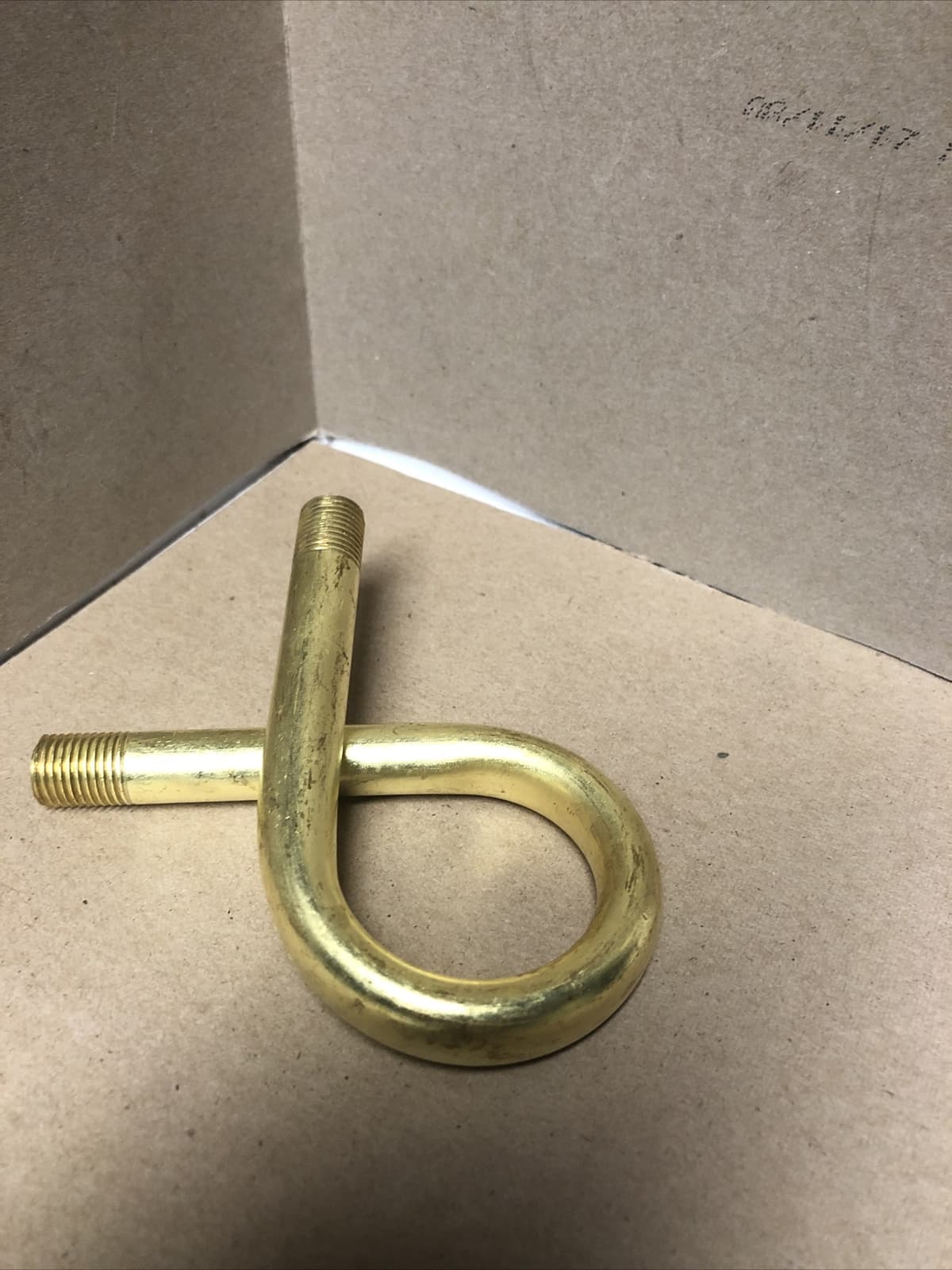 1/4" Angle Brass Pigtail/ Steam Siphon- .steam gauge control siphon ANGLE