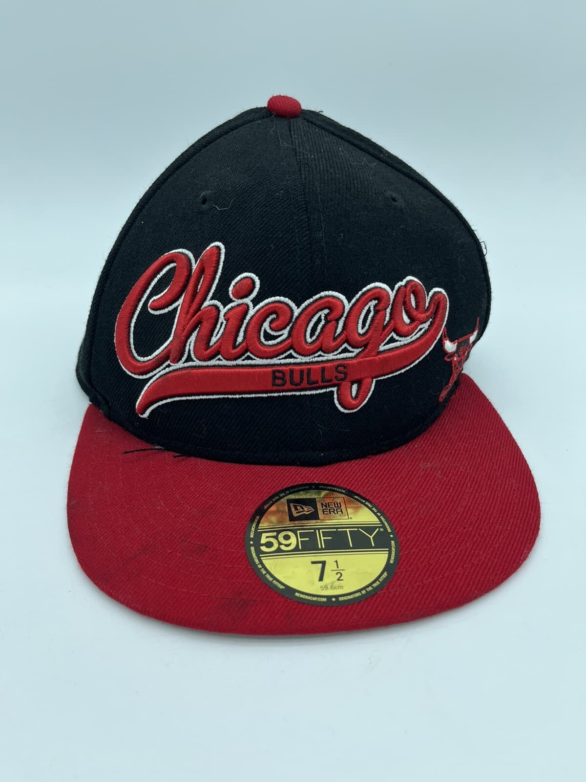 Chicago Bulls Hat New Era 7.5 Hardwood Classics Windy City Fitted NBA Basketball