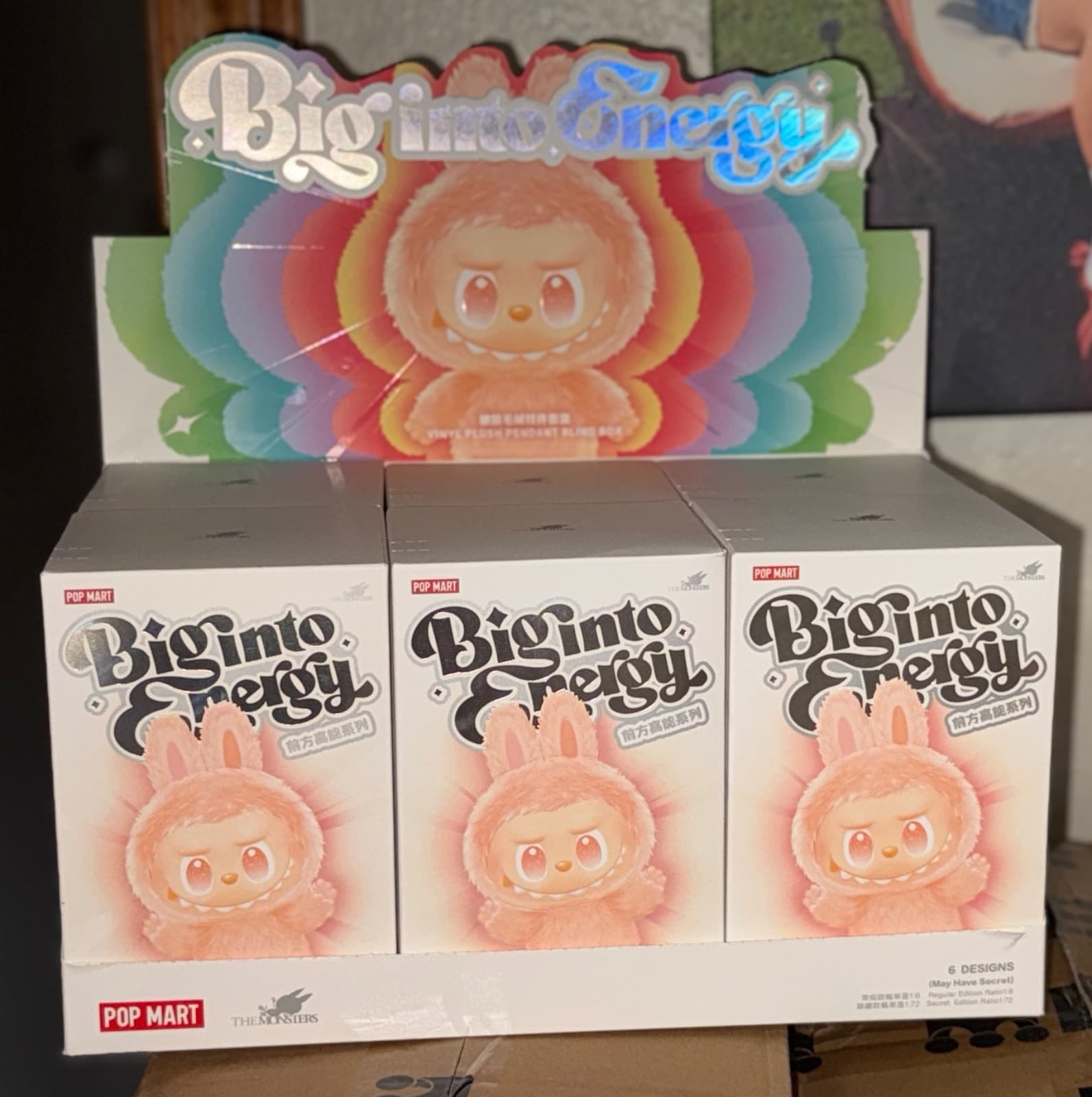 Authentic Pop Mart Labubu The Monsters Big into Energy - 1 Blind Box IN HAND!