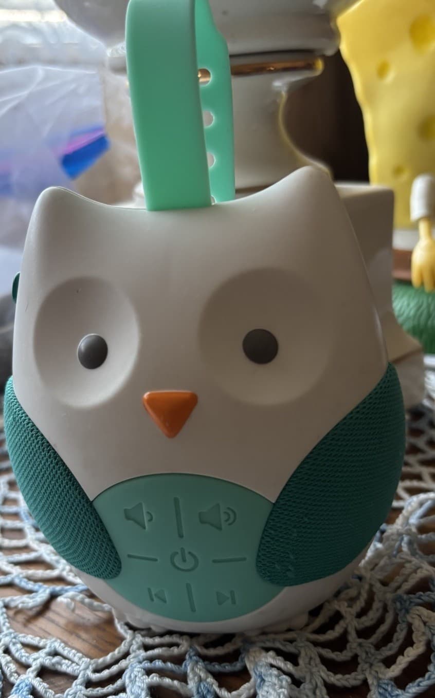 Skip Hop Stroll & Go Portable Baby Soother Sound Machine Lullaby 5 In.Owl