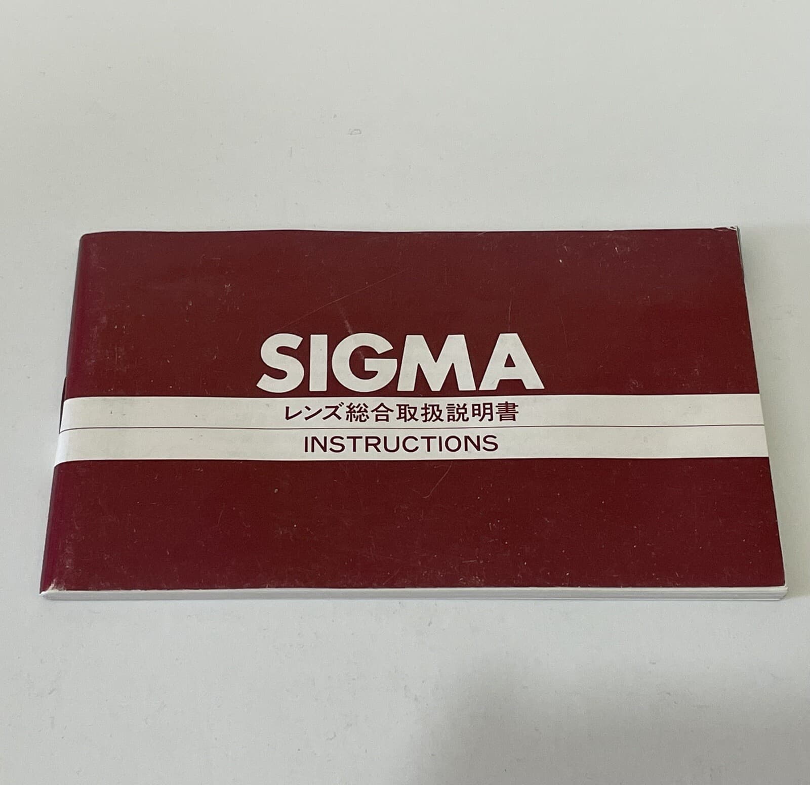 Sigma Lens Lenses Camera Instruction Manual Guide VTG Photography 20909-JA-En