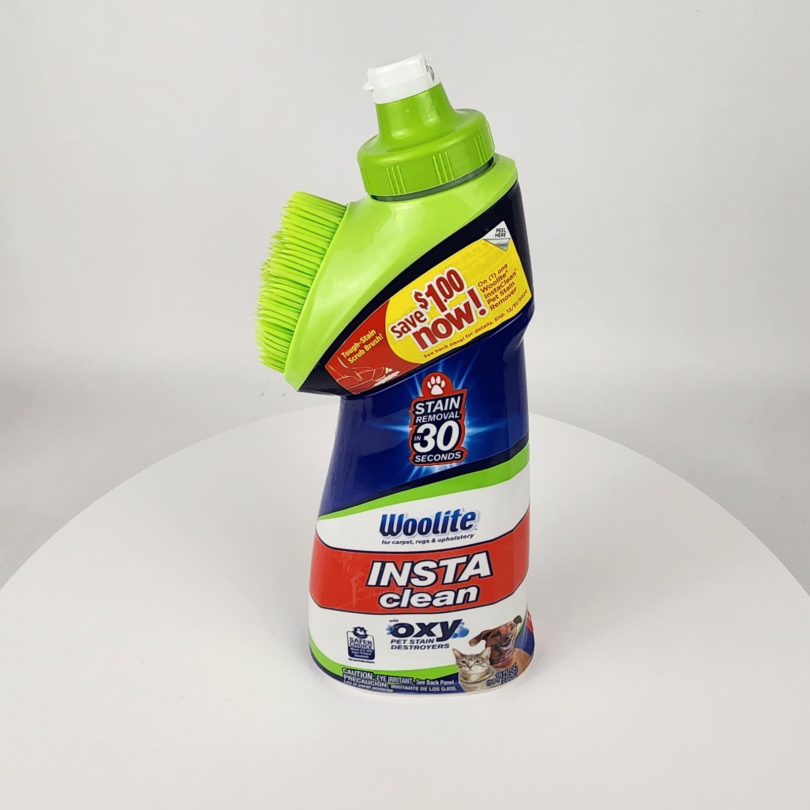 Woolite InstaClean Pet Stain Remover 18oz Oxy Carpet Cleaner Odor Destroyer