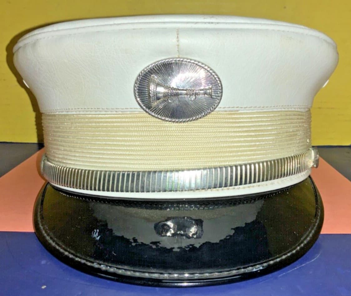 VTG Fire Department Firefighter Captain Parade Hat Size 7 1/8