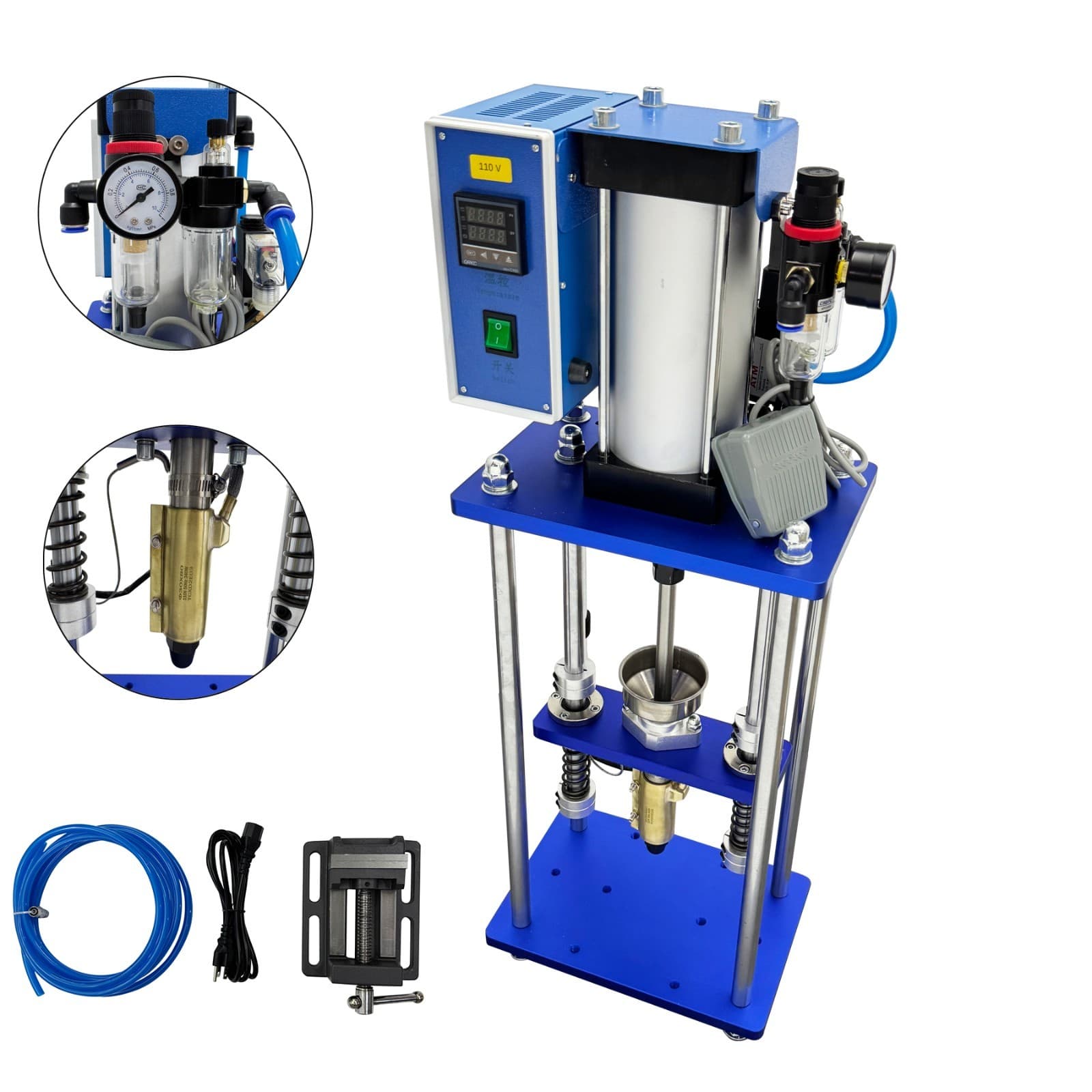 0-15g Vertical Pneumatic Injection Molding Machine Lab for ABS/PP/PE/PVC Plastic